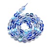 Synthetic Moonstone Beads Strands G-F143-6mm-06-2