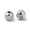 Non-Tarnish 201 Stainless Steel Bead STAS-H214-28B-P-1-2