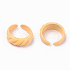 Spray Painted Alloy Cuff Rings X-RJEW-T011-31A-RS-2