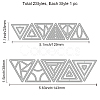 2Pcs 2 Styles Carbon Steel Cutting Dies Stencils DIY-WH0309-857-6