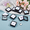 Square Plastic Loose Diamond Display Boxes CON-WH0092-61B-02-4