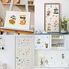 8 Sheets 8 Styles PVC Waterproof Wall Stickers DIY-WH0345-174-6