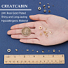 CREATCABIN 60Pcs 10 Style Brass Beads KK-CN0001-64-3