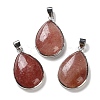 Natural & Synthetic Mixed Gemstone Pendants G-B123-05P-2