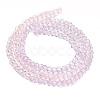 Transparent Painted Glass Beads Strands DGLA-A034-T2mm-A05-5