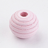 Natural Maple Wood Beehive Beads WOOD-Q030-48A-1