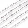 304 Stainless Steel Side Twist/Curb Chains CHS-L017-05P-1