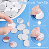 PandaHall Elite 300Pcs Acrylic Self Adhesive Mirror Mosaic Tiles AJEW-PH0011-55-4