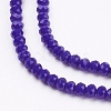 Opaque Solid Color Glass Bead Strands GLAA-F076-A05-3