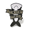 I'm Very Tired Shark Alloy Enamel Pins Brooches for Backpack Clothes JEWB-S028-11B-1