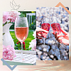 Heart Alloy Enamel Wine Glass Charms AJEW-SC0002-06-5