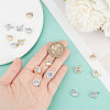 Unicraftale 16Pcs 4 Style 304 Stainless Steel Rhinestone Charms STAS-UN0055-94-3