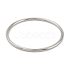 304 Stainless Steel Simple Plain Bangle for Women BJEW-F461-01D-P-2