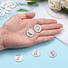 12Pcs 6 Style 304 Stainless Steel Pet Pendants STAS-CJ0001-139-4