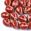 Handmade Porcelain Beads X-PORC-S498-47C-1