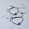 Adjustable Nylon Thread Braided Beads Bracelets X-BJEW-JB04440-1
