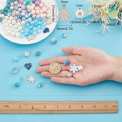 SUNNYCLUE DIY Snowflake Bracelet Making Kits DIY-SC0018-82-1