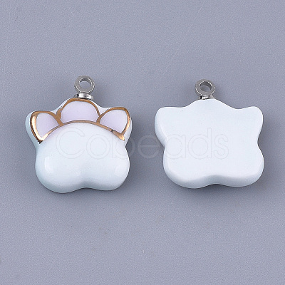 Handmade Porcelain Pendants PORC-T002-28-1