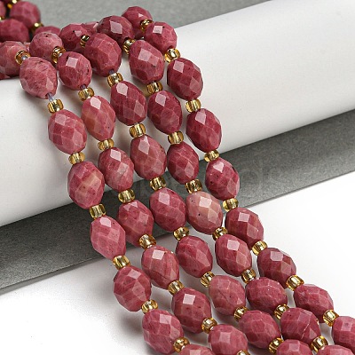 Natural Rhodonite Beads Strands G-N342-38-1