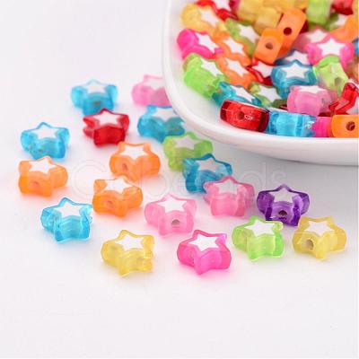 Transparent Acrylic Beads X-TACR-S116-M-1