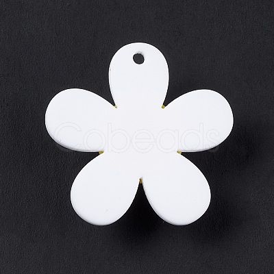 Opaque Acrylic Pendants OACR-P012-C08-1