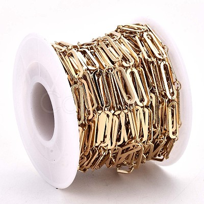 Brass Paperclip Chains CHC-S009-009KC-1