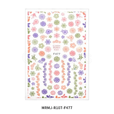 Nail Art Stickers Decals MRMJ-R107-F477-1