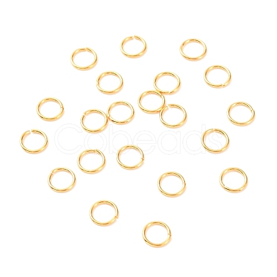 Brass Open Jump Rings KK-F824-108C-G-1