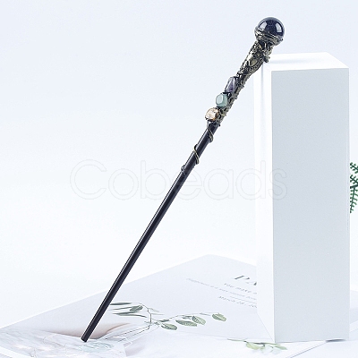 Synthetic Blue Goldstone Magic Wand PW-WG11250-01-1