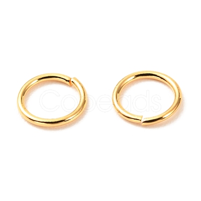 Brass Open Jump Rings KK-F824-108C-G-1