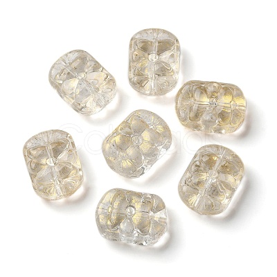 Transparent Glass Beads GLAA-D007-01E-1