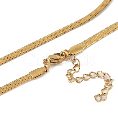 Ion Plating(IP) 201 Stainless Steel Chain Necklaces NJEW-P309-30G-1