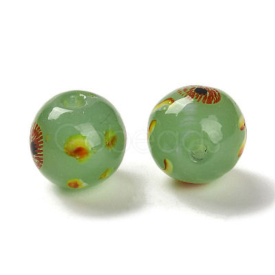 Handmade Opaque Lampwork Beads LAMP-C016-04B-02-1