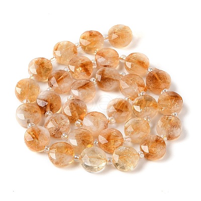 Natural Citrine Bead Strands G-C116-A01-01-1