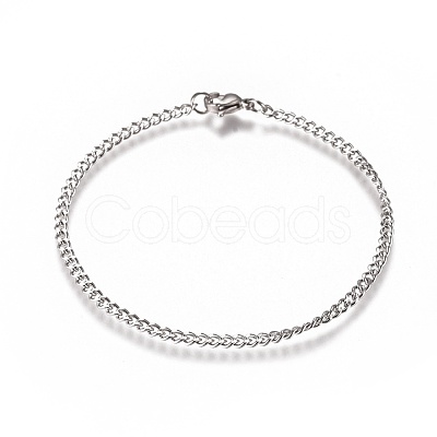 Tarnish Resistant Men's Curb Chain BJEW-E369-13C-1