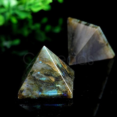 Natural Labradorite Pyramid Figurines PW-WG65243-01-1