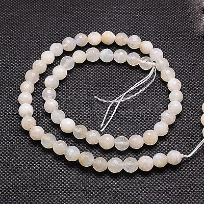 Natural White Moonstone Beads Strands X-G-G549-6mm-01-1