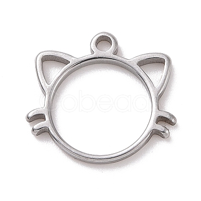 Non-Tarnish 304 Stainless Steel Charms STAS-G287-09P-1