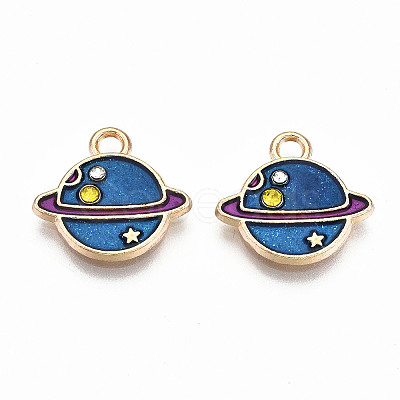 Alloy Enamel Charms X-ENAM-S126-009-RS-1