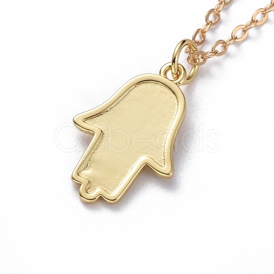 (Jewelry Parties Factory Sale)Brass Pendant Necklaces NJEW-JN02679-01-1