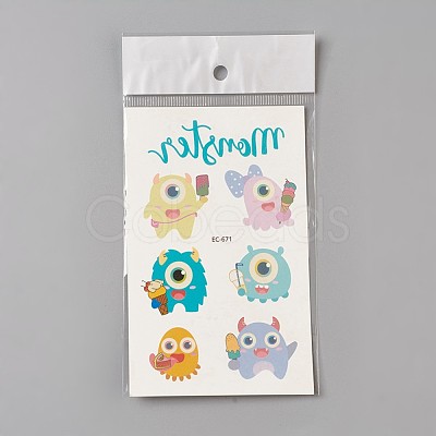 Removable Temporary Tattoos AJEW-WH0061-B05-1