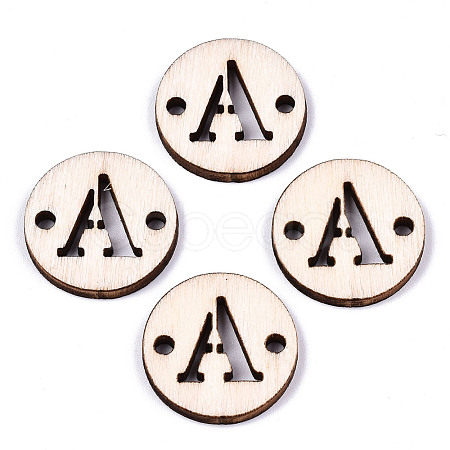 Unfinished Natural Poplar Wood Links Connectors WOOD-S045-140A-01A-1
