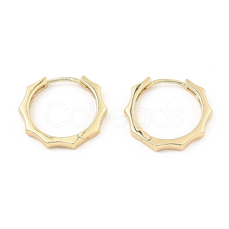Brass Hoop Earrings EJEW-I289-18A-KCG-1