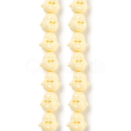 Synthetic Coral Carved Beads Strands CORA-B001-01A-1