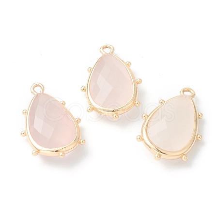 Natural Rose Quartz Pendants G-B009-02G-A-1