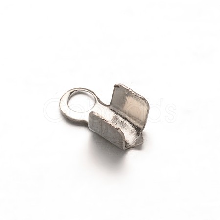 304 Stainless Steel Folding Crimp Ends X-STAS-E103-09A-1