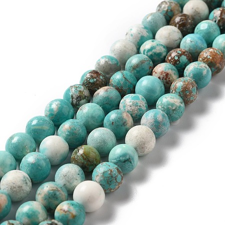 Natural Magnesite Beads Strands G-L555-02C-02-1