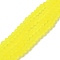 Transparent Glass Beads Strands, Faceted, Frosted, Rondelle, Yellow, 2.9~3.3mm, Hole: 1mm, about 148~150pcs/strand, 39.5~40cm