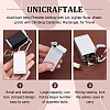 Unicraftale 2Pcs 2 Colors Aluminum Alloy Portable Ashtray with Lid AJEW-UN0001-29-3