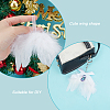 AHADERMAKER 15Pcs 5 Style Feather Wings Pendant Decorations FIND-GA0003-03B-3